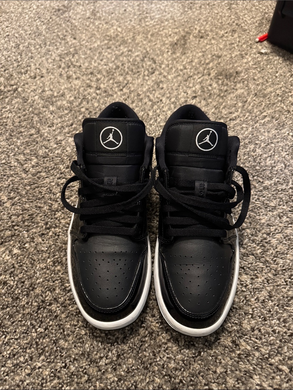 Air Jordan 1 Low SE All-Star Carbon Fiber Black White Men’s Size 10